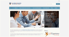 Desktop Screenshot of accrediteduniversities.info